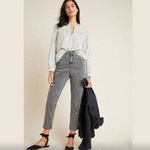 Anthro Utility Pants Lindy High Rise Grey Light XL